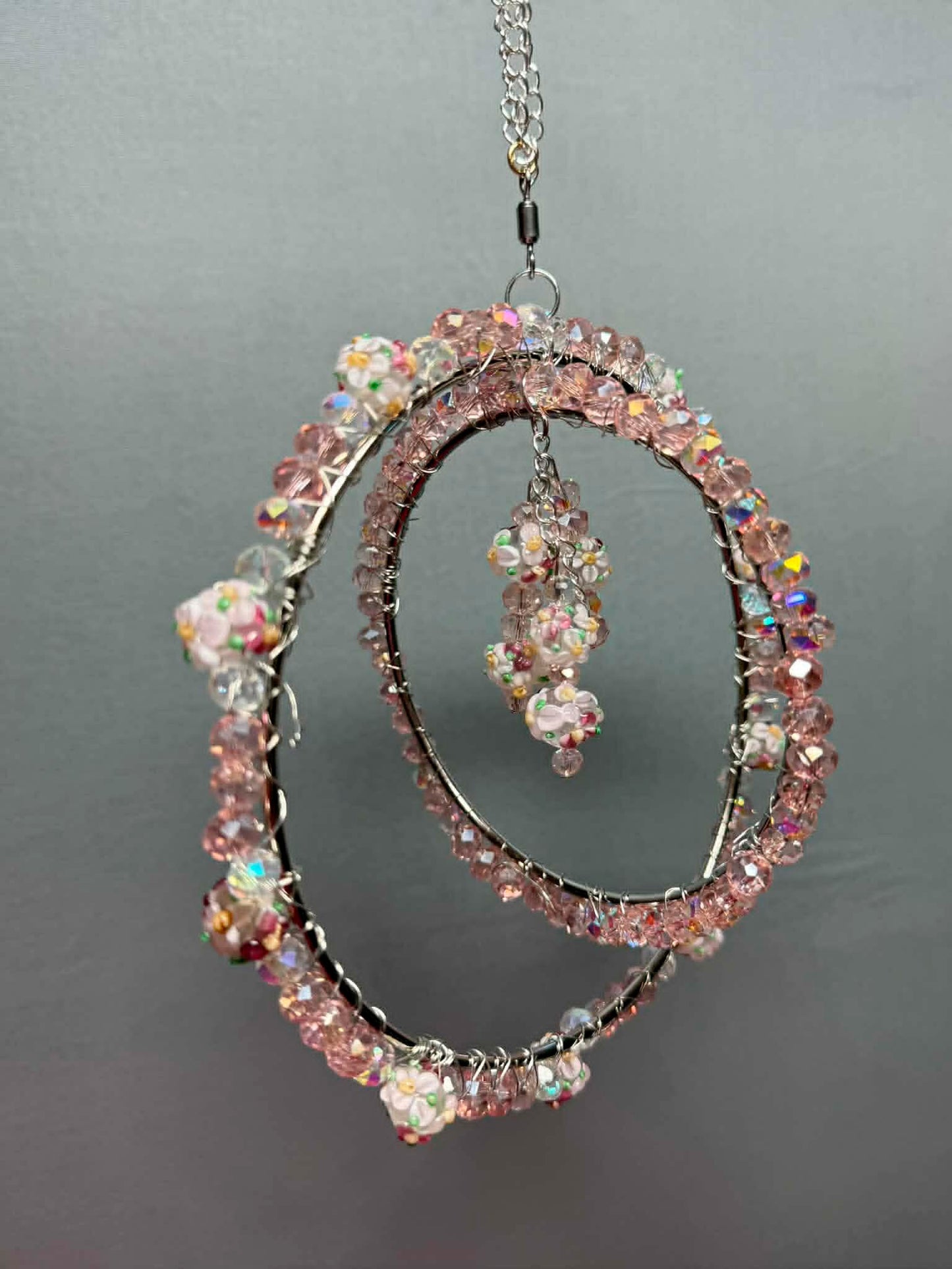 "Delicate Roses" Sun Catcher
