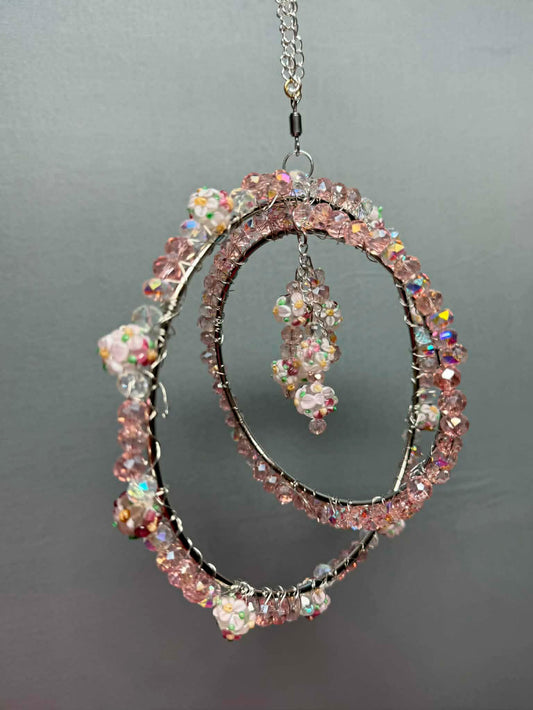 "Delicate Roses" Sun Catcher